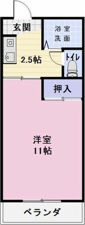 エブリワン東棟の物件間取画像